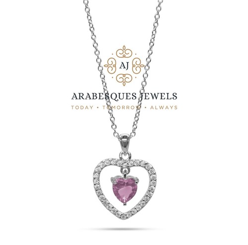 Damen februar amethyst herz - amethyst,