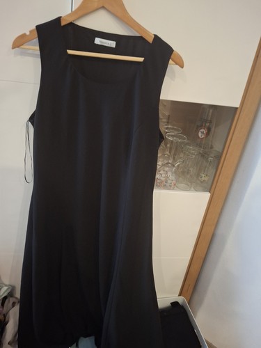 Schwarzes langes kleid - schwarzes,