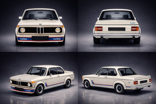 Bmw 2002 turbo miniatur - bmw,
