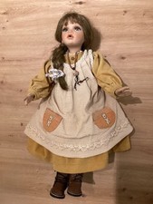 Vintage Porzellan-Puppe, 50 cm, gebraucht