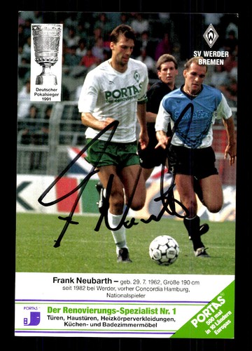 Autogrammkarten werder - 4,
