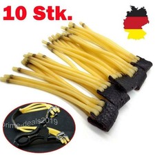 10x Outdoor Jagd Schleuder Gummiband Slingshot Katapult Zwille Ersatz gummi Neu