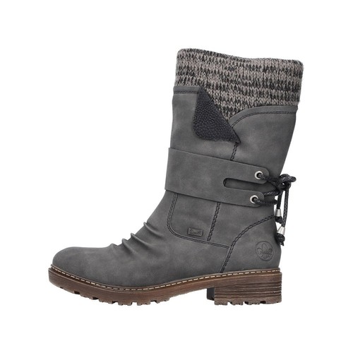 Rieker tex damen stiefel grau - damen,
