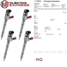 4x 0445110327 Injektor Einspritzdüse Opel Astra J Insignia Zafira 2.0 0986435201