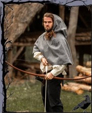 Mittelalter Woll Gugel - Calvin  Leonardo Carbone