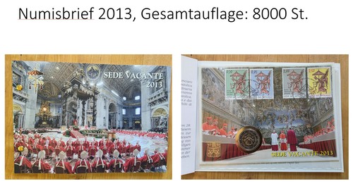 Numisbrief euro vatikan 2013 - numisbrief,