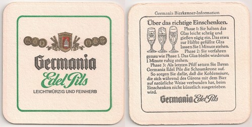 Germania edel pils alter - germania,