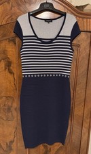 Festliches Kleid Morgan Damen Gr.40 Etuikleid Farbe Blau Silber