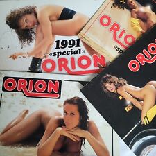 Orion Kalender - 1987, 1988, 1989, 1991 - Auswahl - guter bis sehr guter Zustand
