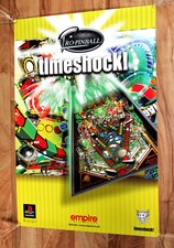 Pro Pinball Timeshock Promo Vintage Poster Playstation 1 PS1 sehr selten 59x42cm 