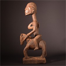 13379 Figur eines Dogon Vorfahren Reiter Nommo Mali