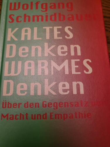 Kaltes denken warmes - kaltes,