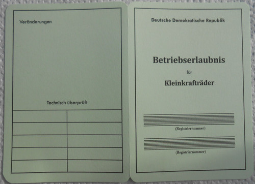 Betriebserlaubnis für