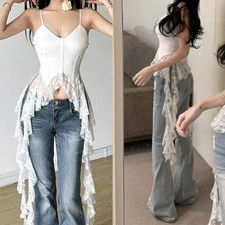 Slim Fit Damen Spitze