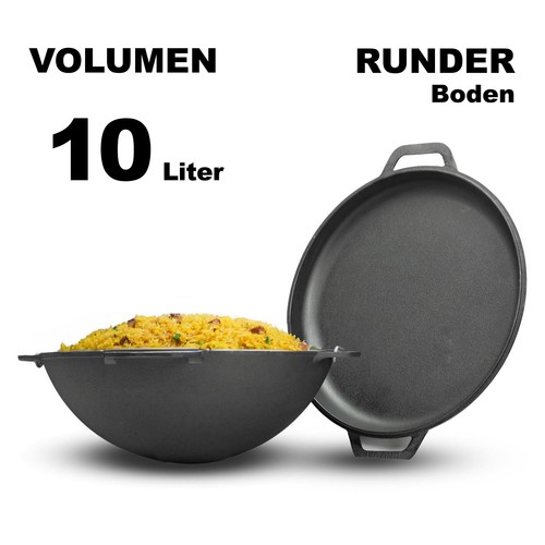 10l gusseisen schwenktopf - 10l,