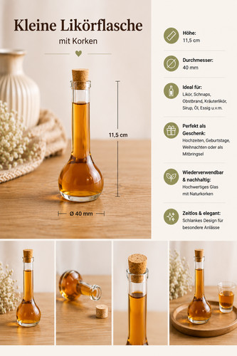 Elegante likörflasche aus - elegante,