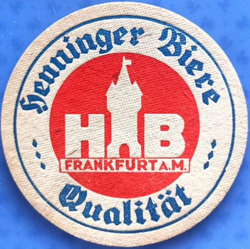 Alter bierdeckel henninger - alter, vk