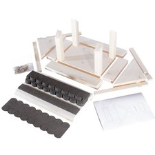 Vogelhaus Bausatz (groß), Holzschindeln Vogelfutterspender Futterhaus Holz