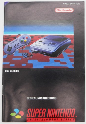 Super nintendo anleitung - nintendo,