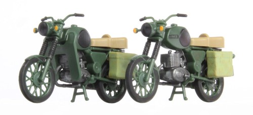 Standmodell des motorrad mz - des,