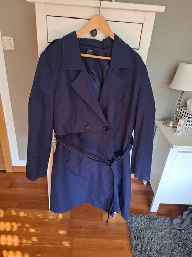 Fiora blue trench jacke - ,