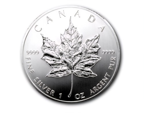 Unze silber maple leaf - 1,
