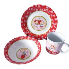 STEINBECK Lillebi Frühstücks Kindergedeck 3-teilig Tasse Teller Schale Porzellan