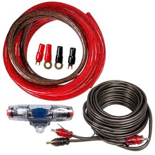 Impulse ECO 5m Verstärker Endstufen Subwoofer Kabel Set 21mm² AWG4 Kit PKW Hifi 