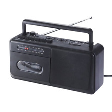 Mobiler Kassettenrekorder mit Aufnahmegerät Radio Rekorder Diktiergerät Mikrofon