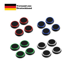 4x Controller Thumbstick Gummi Kappen Grip Aufsätze Silikon Xbox PS4 PS5