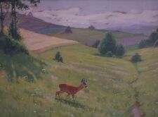 Gouach Gemälde von Alfred