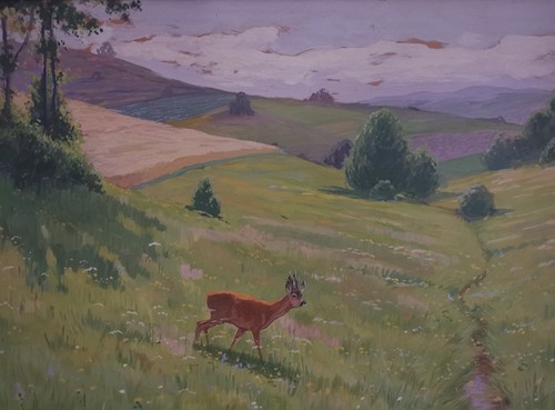 Gouach gemälde von alfred - gemälde,