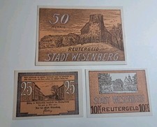 Wesenberg 10 25 50 Pfennig