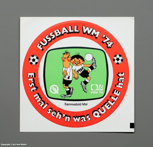 Alter aufkleber fussball - fussball, wm
