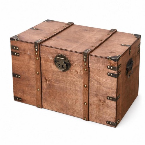 Vintage holztruhe massivholz - vintage-holztruhe,