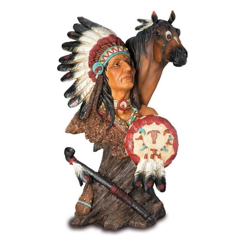 Büste indianer mit - büste,