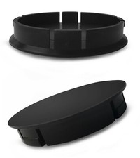 60mm / 55mm Schwarz Felgen Kappe Nabenkappen Felgendeckel Nabendeckel Universal
