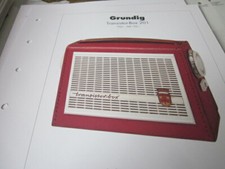 Radio Archiv Schaltplan 1997 Grundig Transistor Box 201. 1961