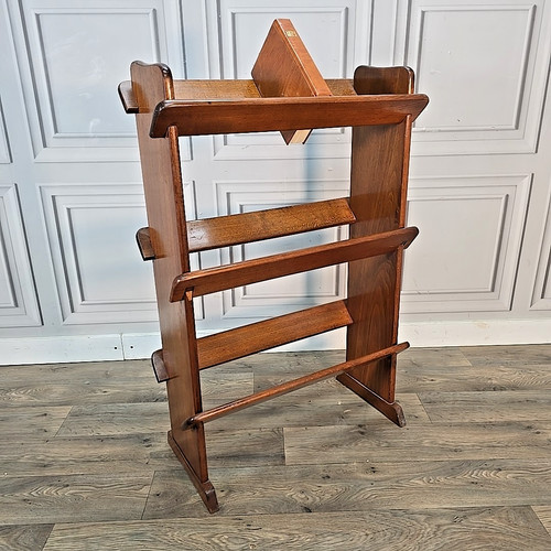 Vintage büchertrog aus holz - vintage,