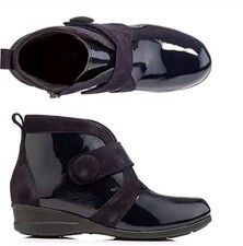 VITAFORM Damen-Stiefelette Lackstretch VelourslederGr 39 Kü