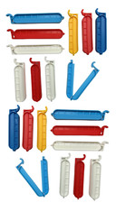 2x 10 Verschlussclips Clips