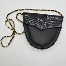 Vintage leder tasche medici - leder,
