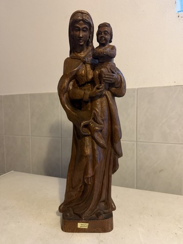 Madonna mit kind holzfigur - mit,