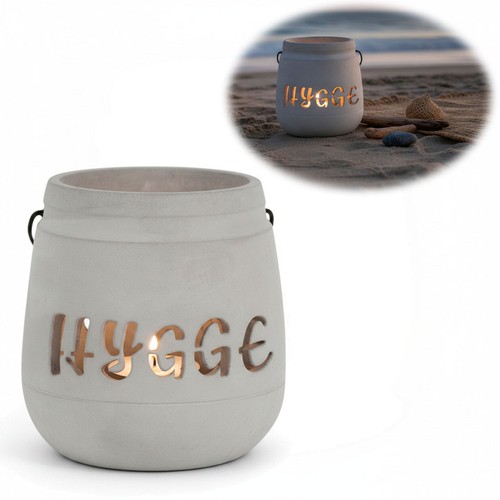 Beton windlicht gravur hygge - gravur,