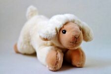 Kuschelwuschel Schaf weiß liegend Plüsch Plüschtier Stofftier Karstadt (T160)