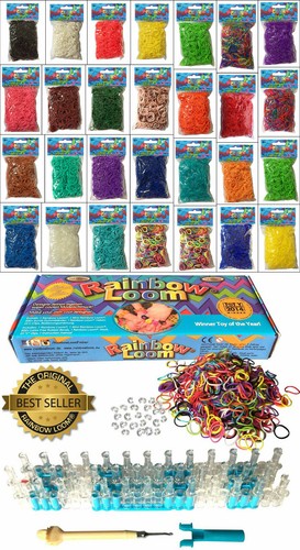 600 original rainbow loom - rainbow,
