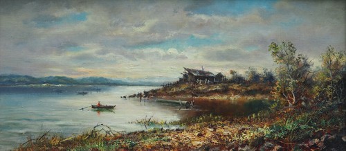 ölgemälde chiemsee von - Ölgemälde, chiemsee"