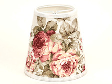 Aufsteckschirm Klemmschirm Kronleuchter frische Frühlings Blumen Tischlampe