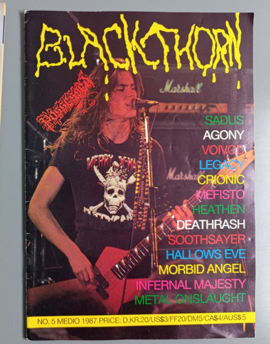 Blackthorn fanzine 1987 - blackthorn,