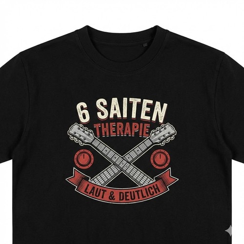 Herren shirt gitarre 6 - herren, t-shirt